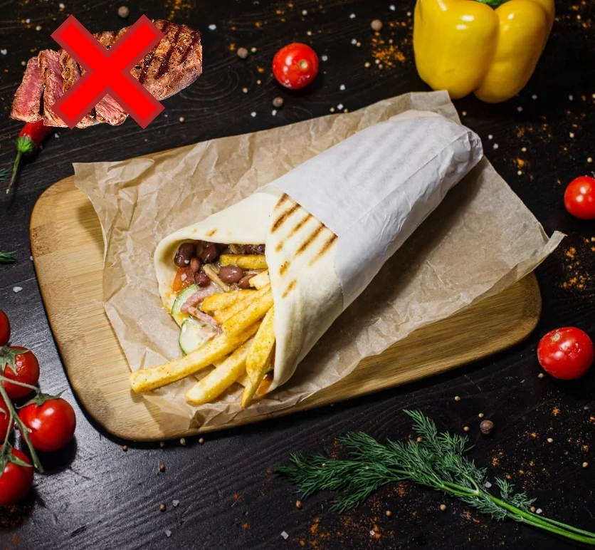 Гирос Мексиканец БЕЗ МЯСА
