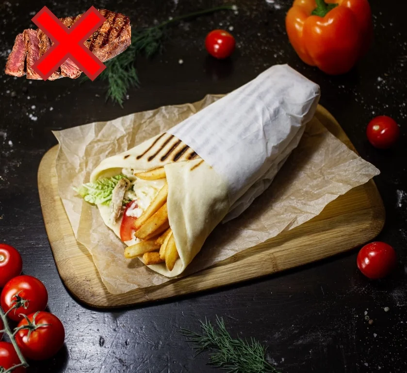Гирос Цезарь БЕЗ МЯСА