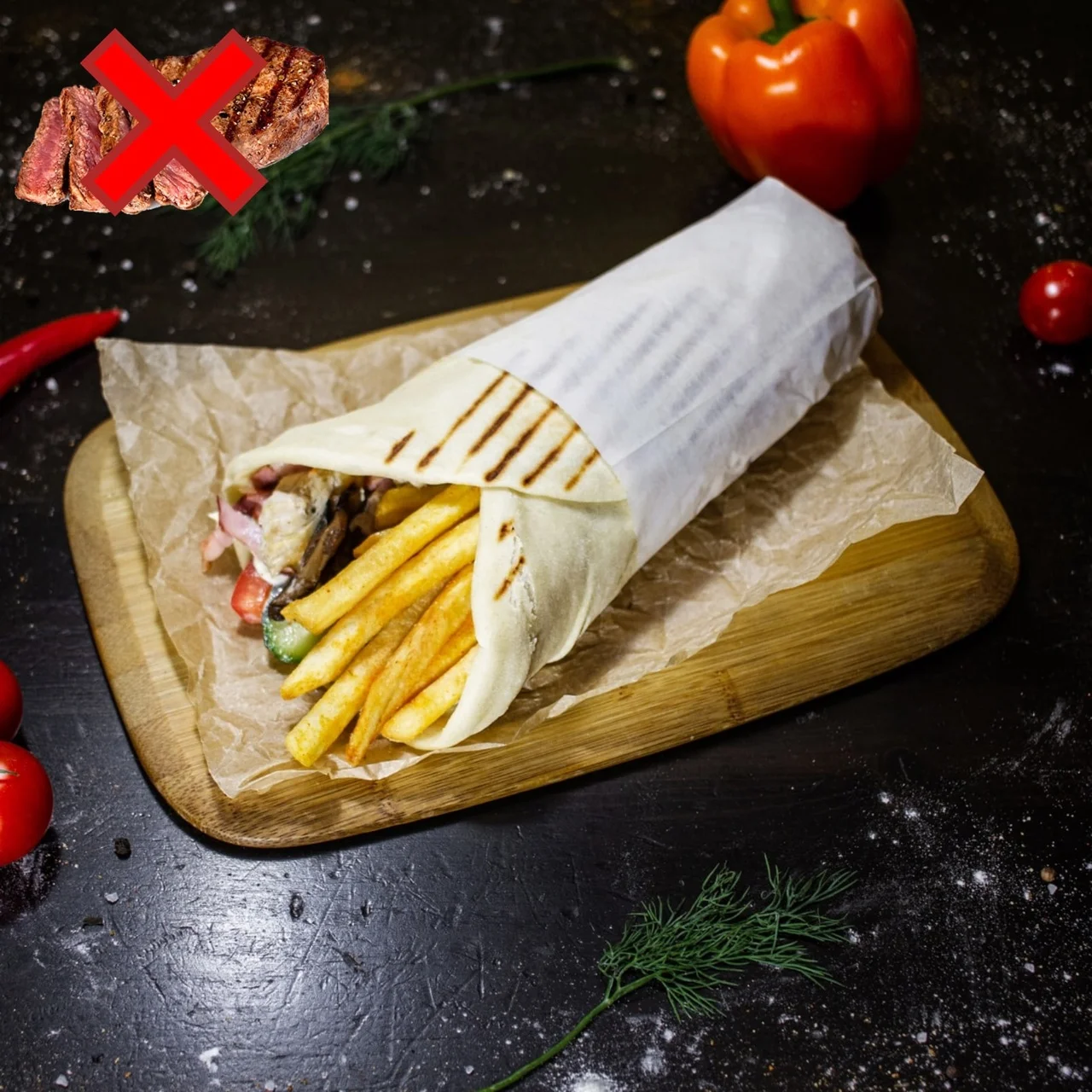 Гирос Греческий БЕЗ МЯСА