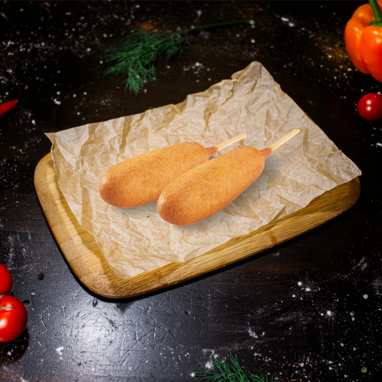 Корн-дог с сыром