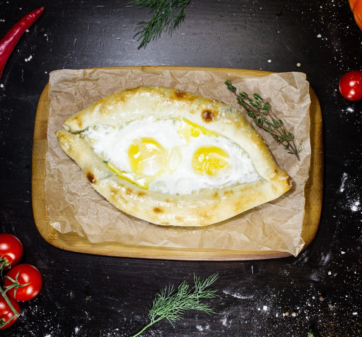 Хачапури со шпинатом
